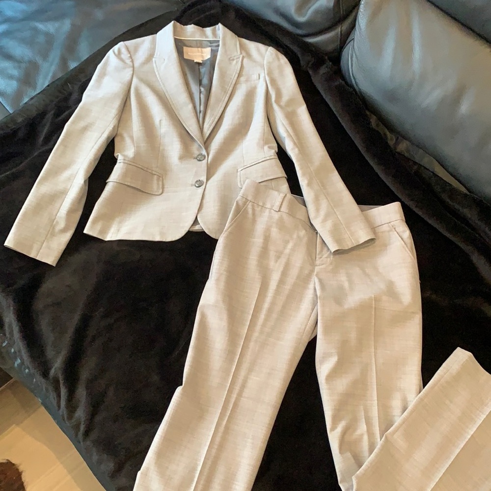 2 piece grey suit